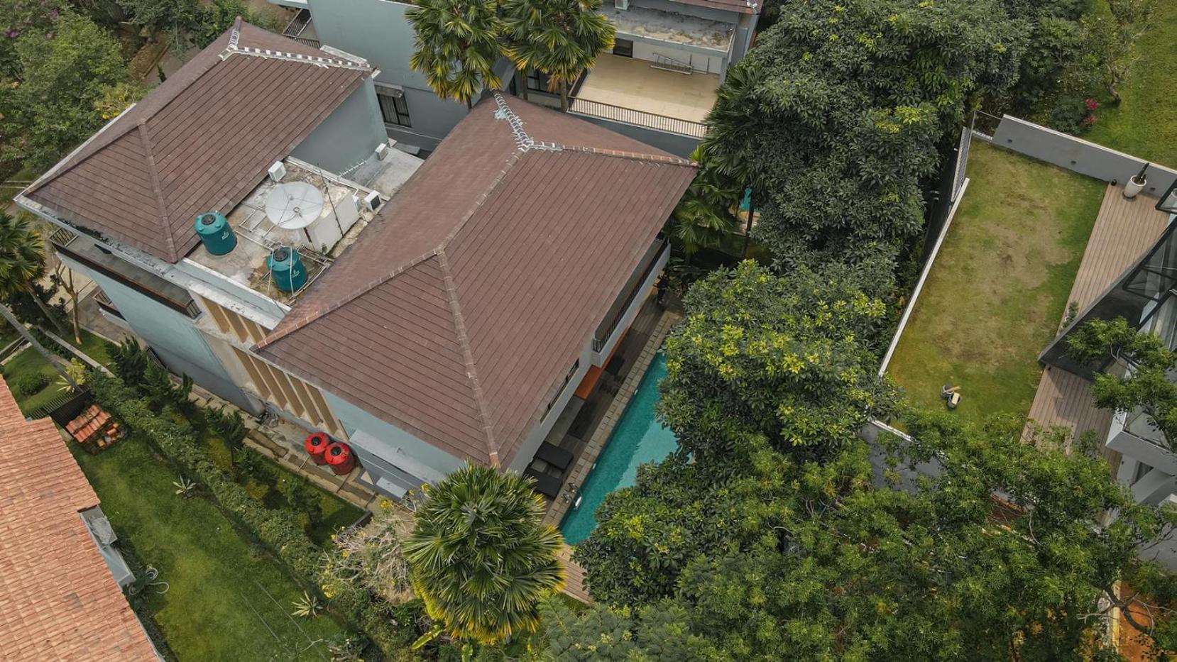 Oyama City View Villa 4 Bedrooms With A Private Swimming Pool Bandung Exterior foto